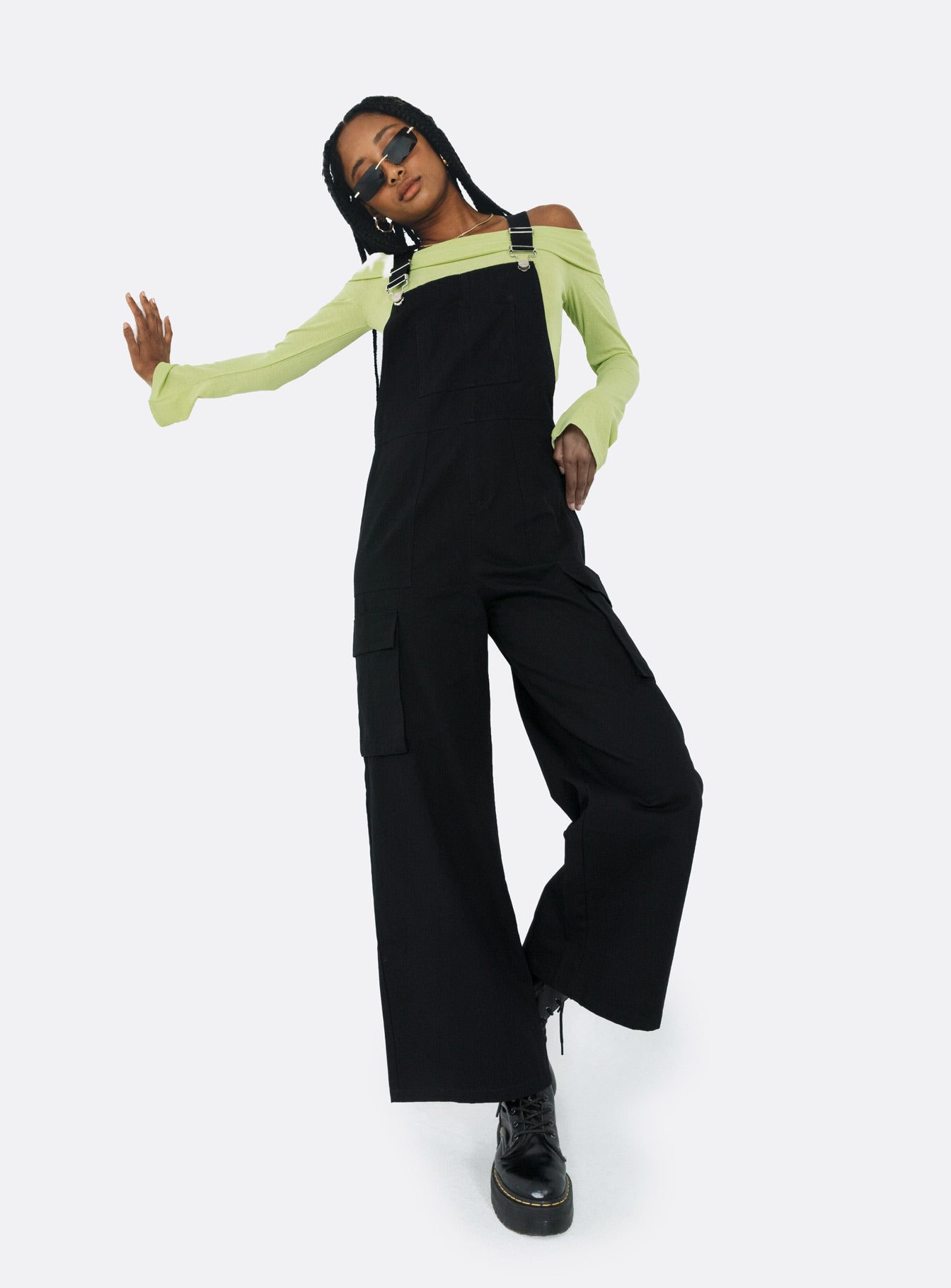 Marnie Overalls Black-Vipp Girl