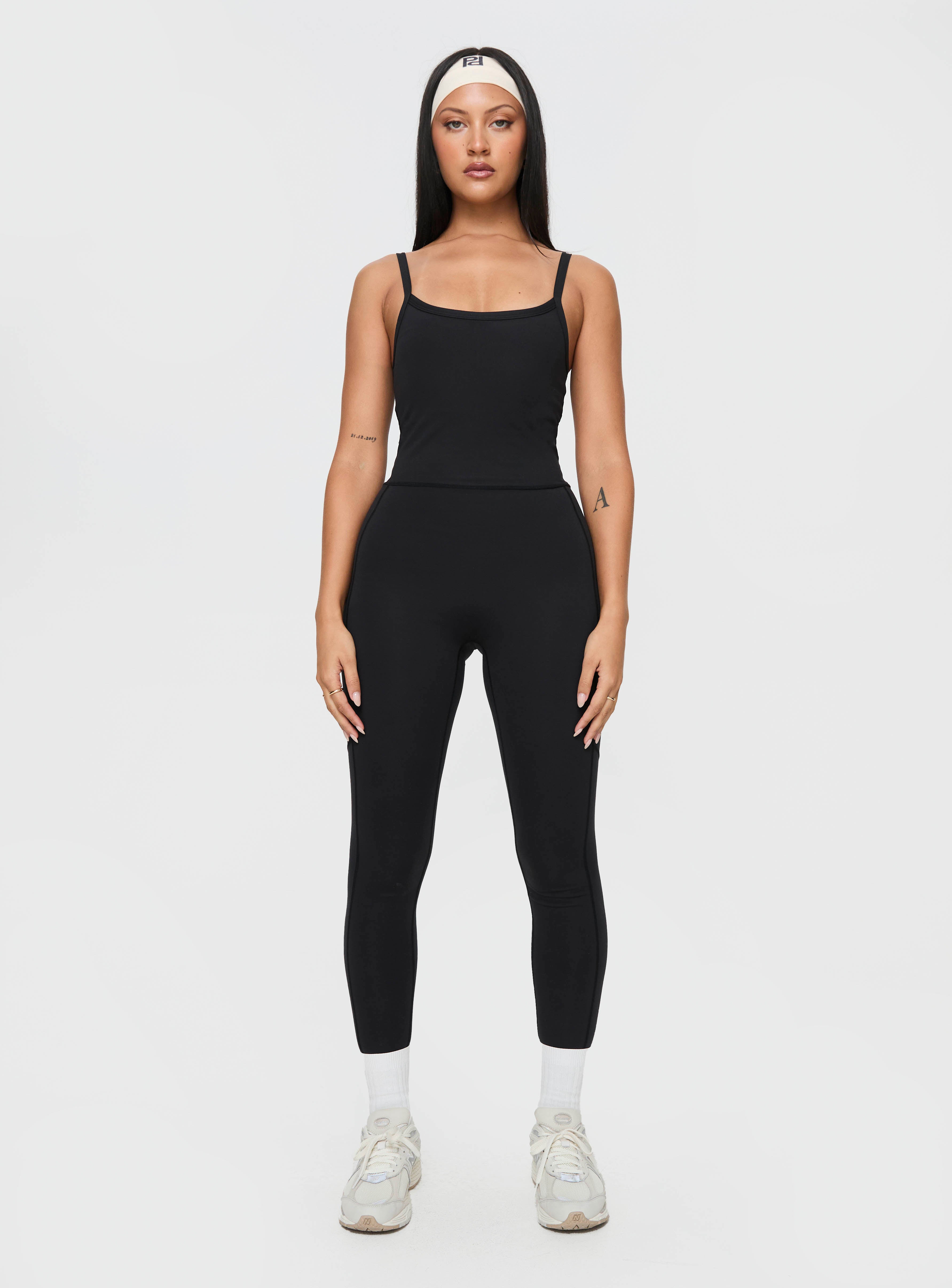 Go Getter Activewear Jumpsuit Black-Vipp Girl
