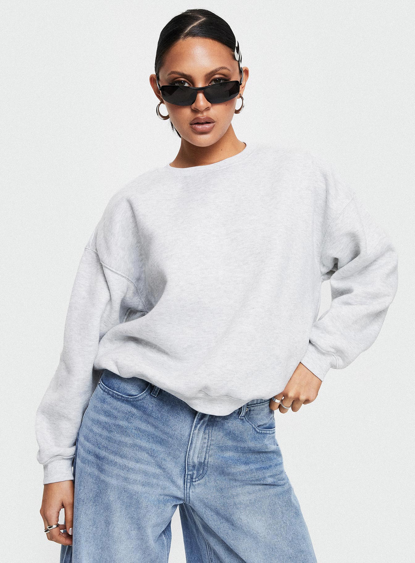 Charlotte Crewneck Sweatshirt Grey-Vipp Girl