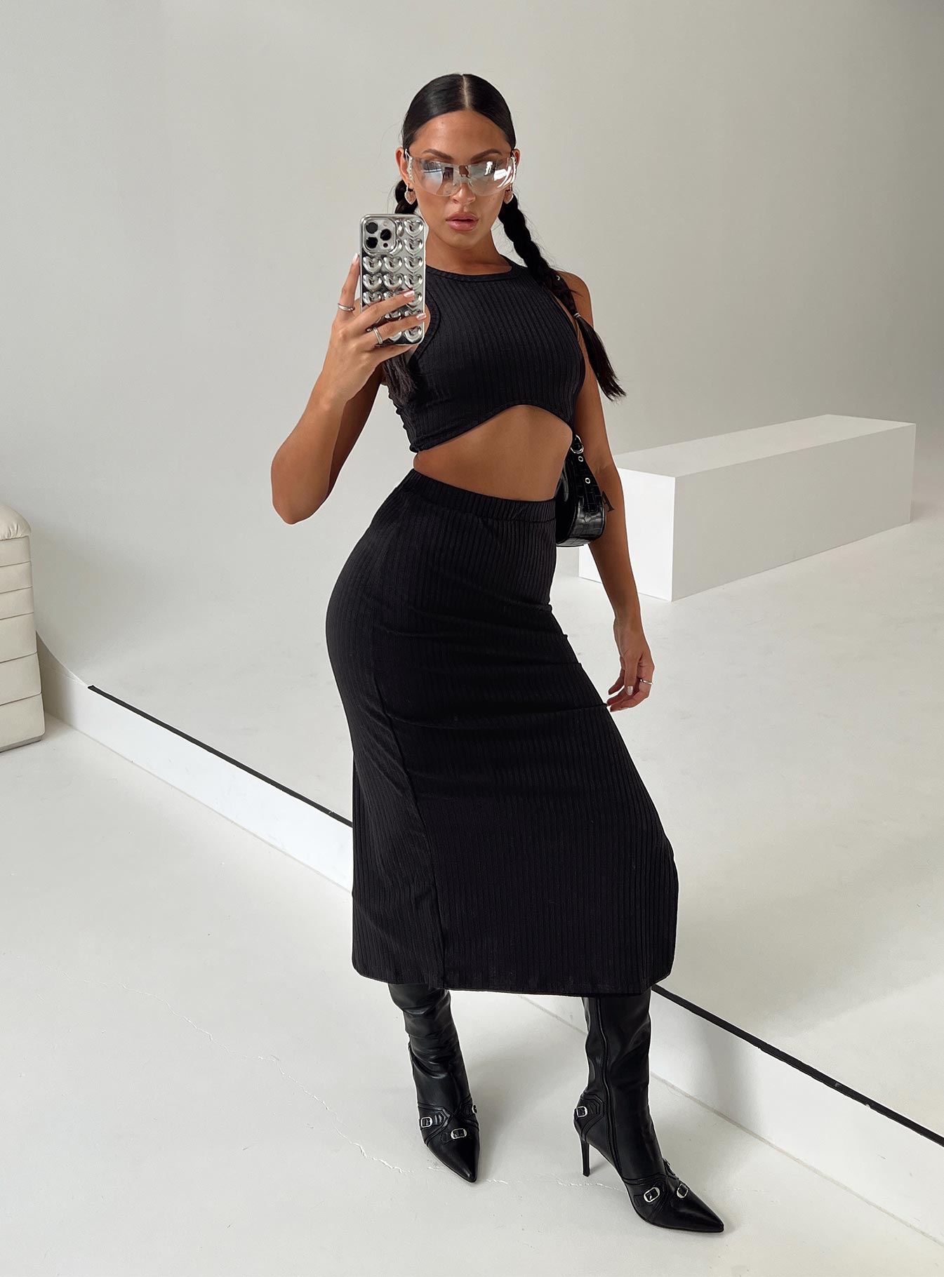 Ellie Set Black-Vipp Girl