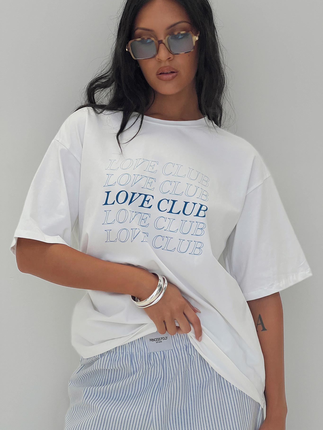 Loveable Tee White-Vipp Girl