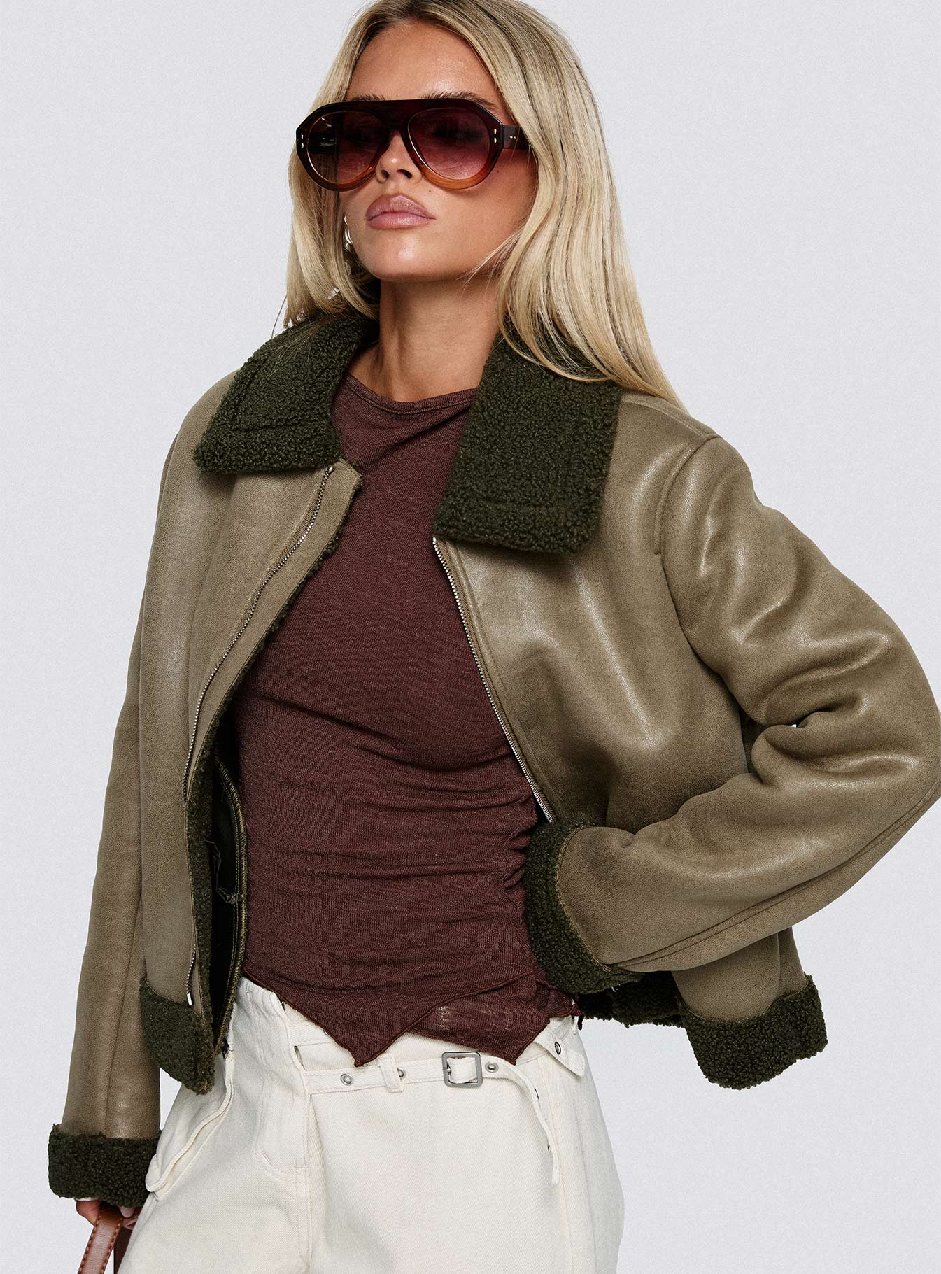 Codenames Collared Jacket Green-Vipp Girl