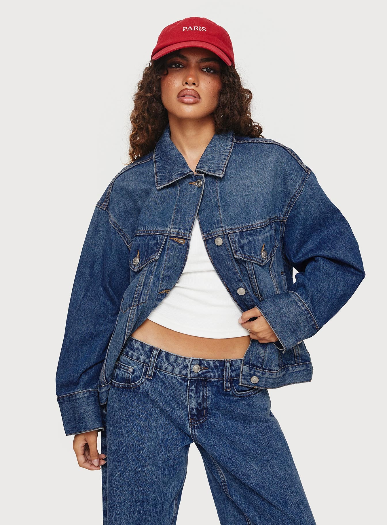 Kooper Denim Jacket Vintage Mid Wash-Vipp Girl