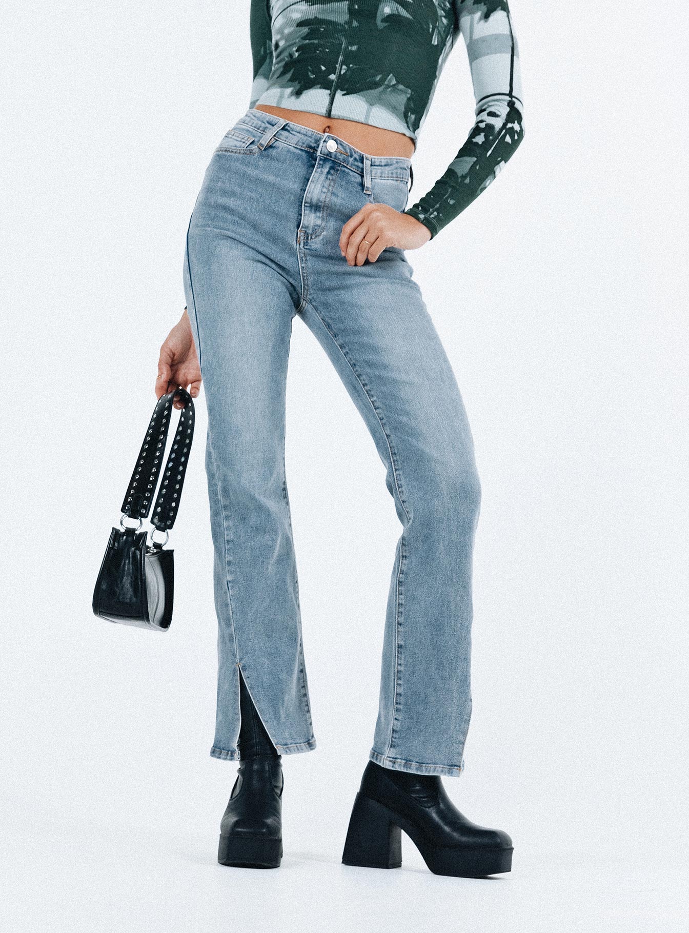 Keels Flare Denim Jeans-Vipp Girl