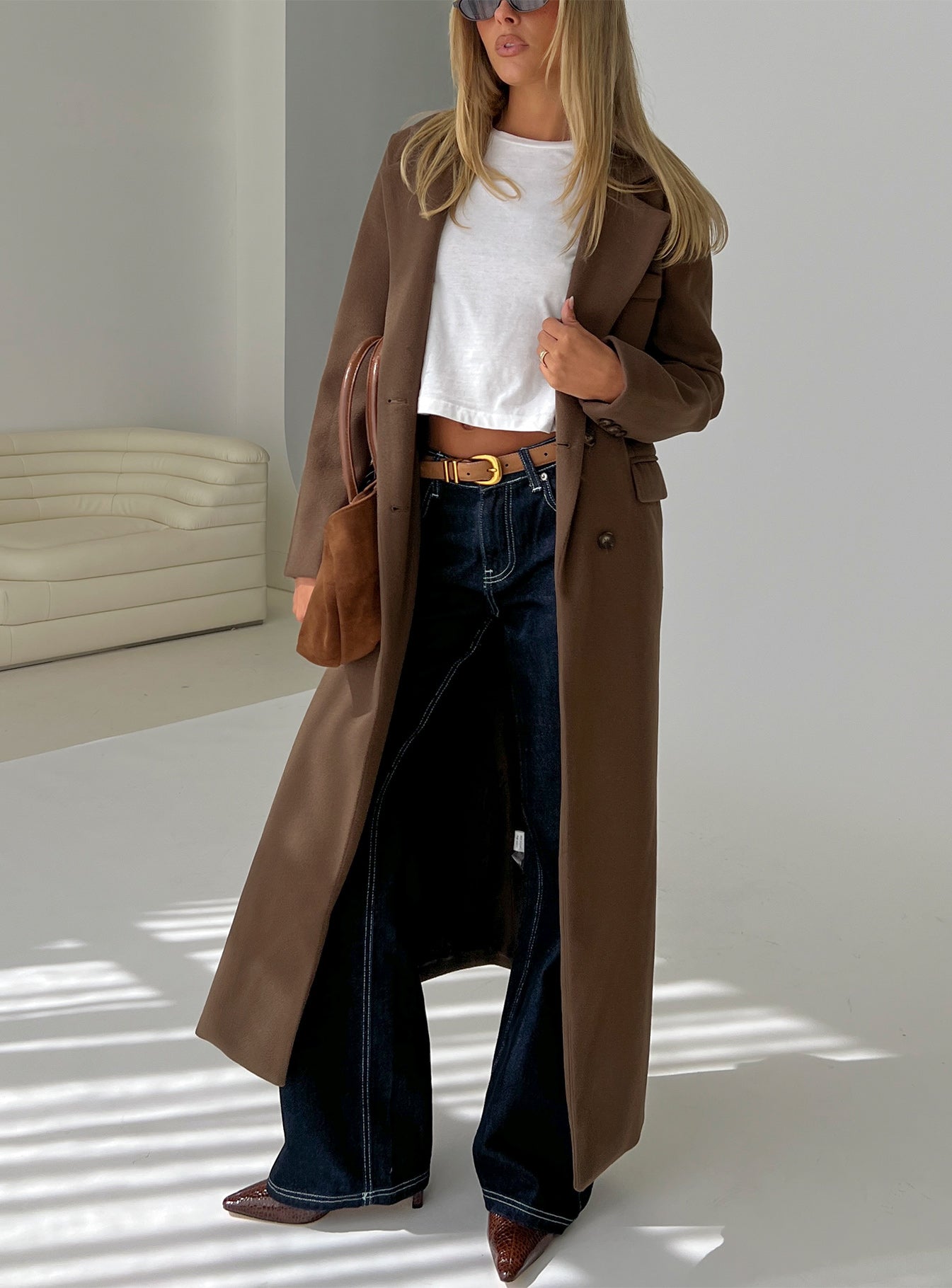 Lovergirl Longline Coat Brown-Vipp Girl