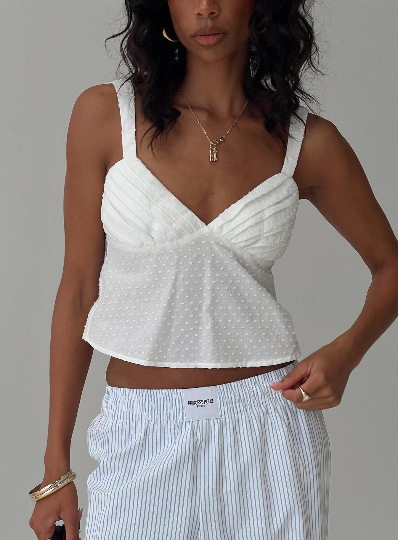 Prevost Cami Top White-Vipp Girl