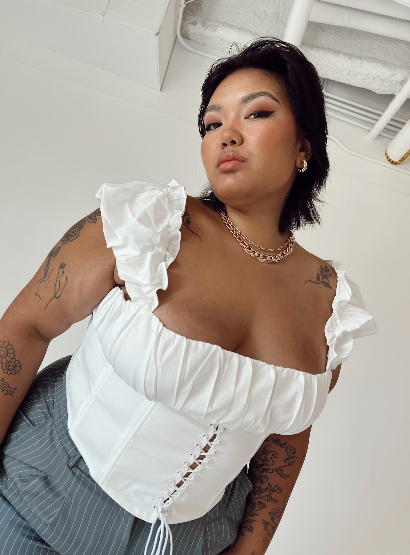 Harry Top White Curve-Vipp Girl