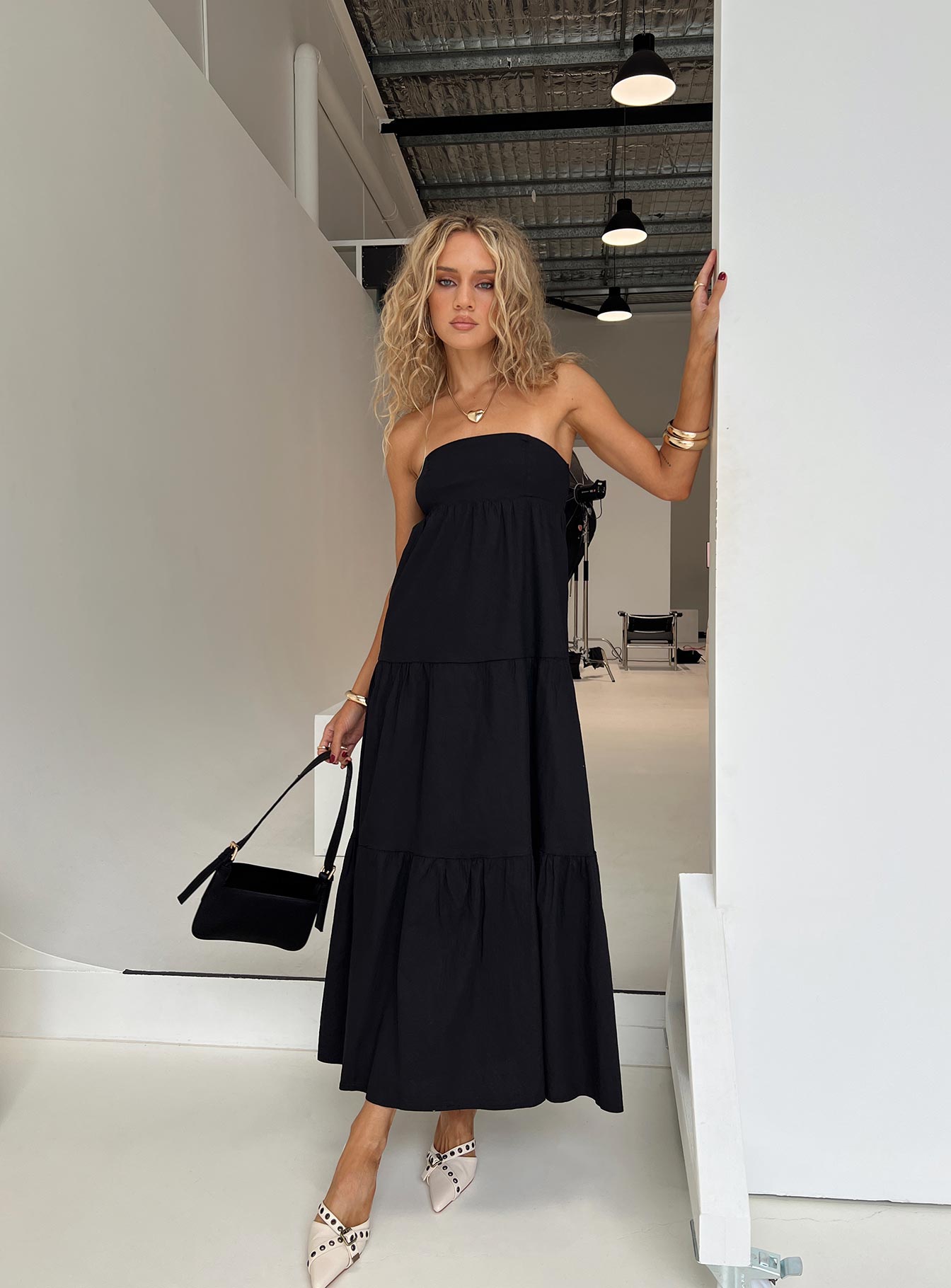 Osment Maxi Dress Black-Vipp Girl