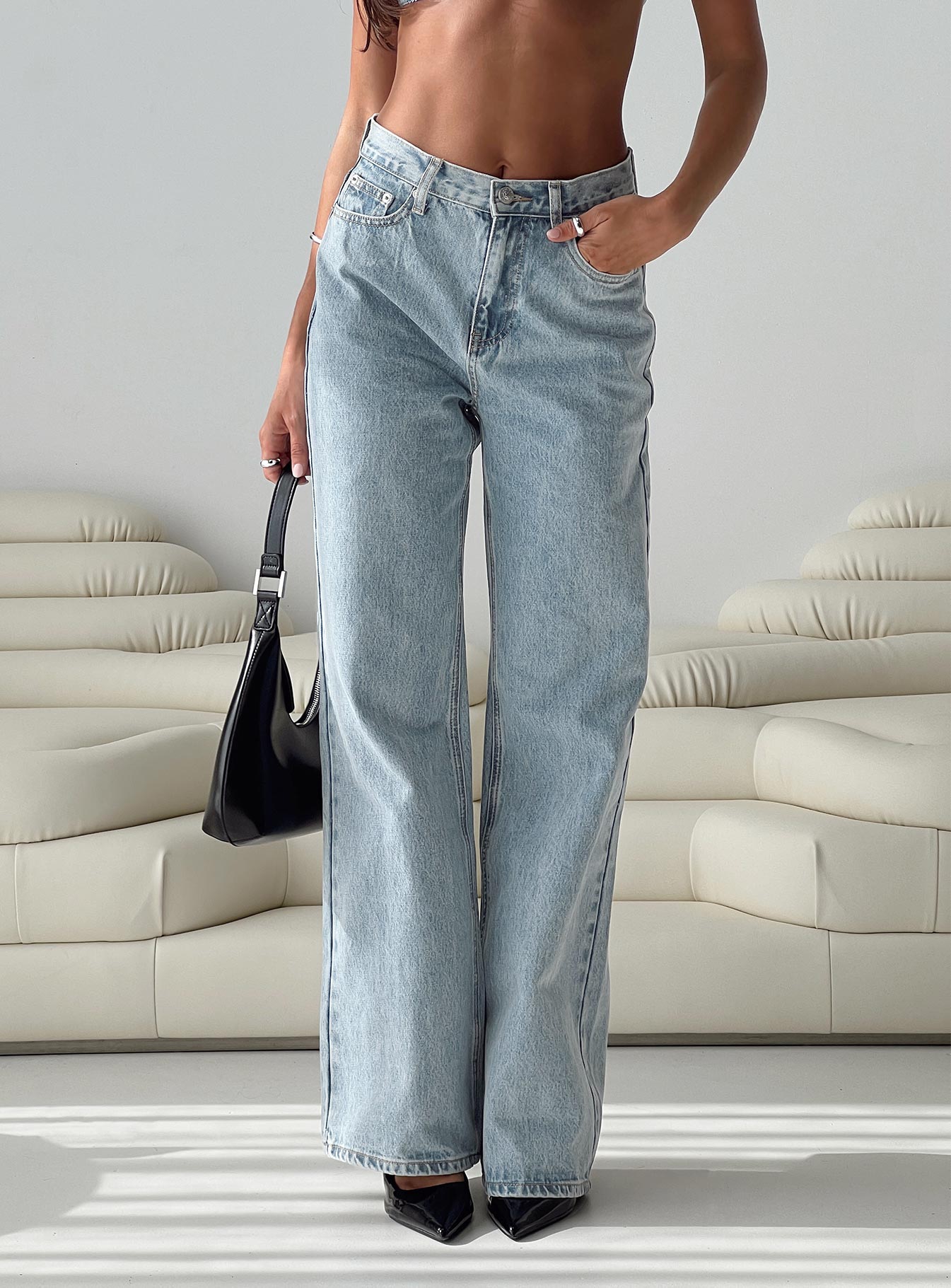 Maple Flare Jean Light Wash Denim-Vipp Girl