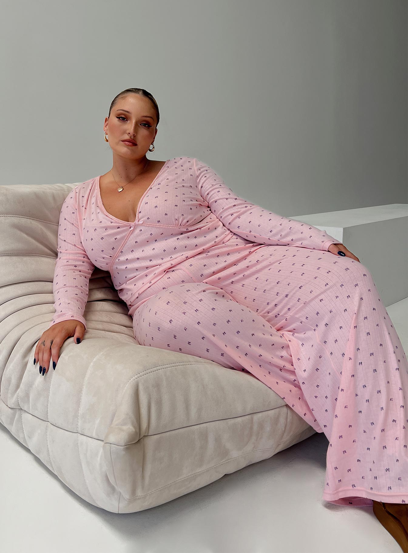 Blueberry Muffin Sleep Set Pink Curve-Vipp Girl