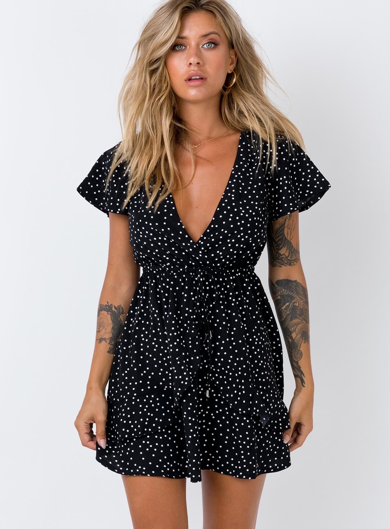 Bobbie Mini Dress Black-Vipp Girl