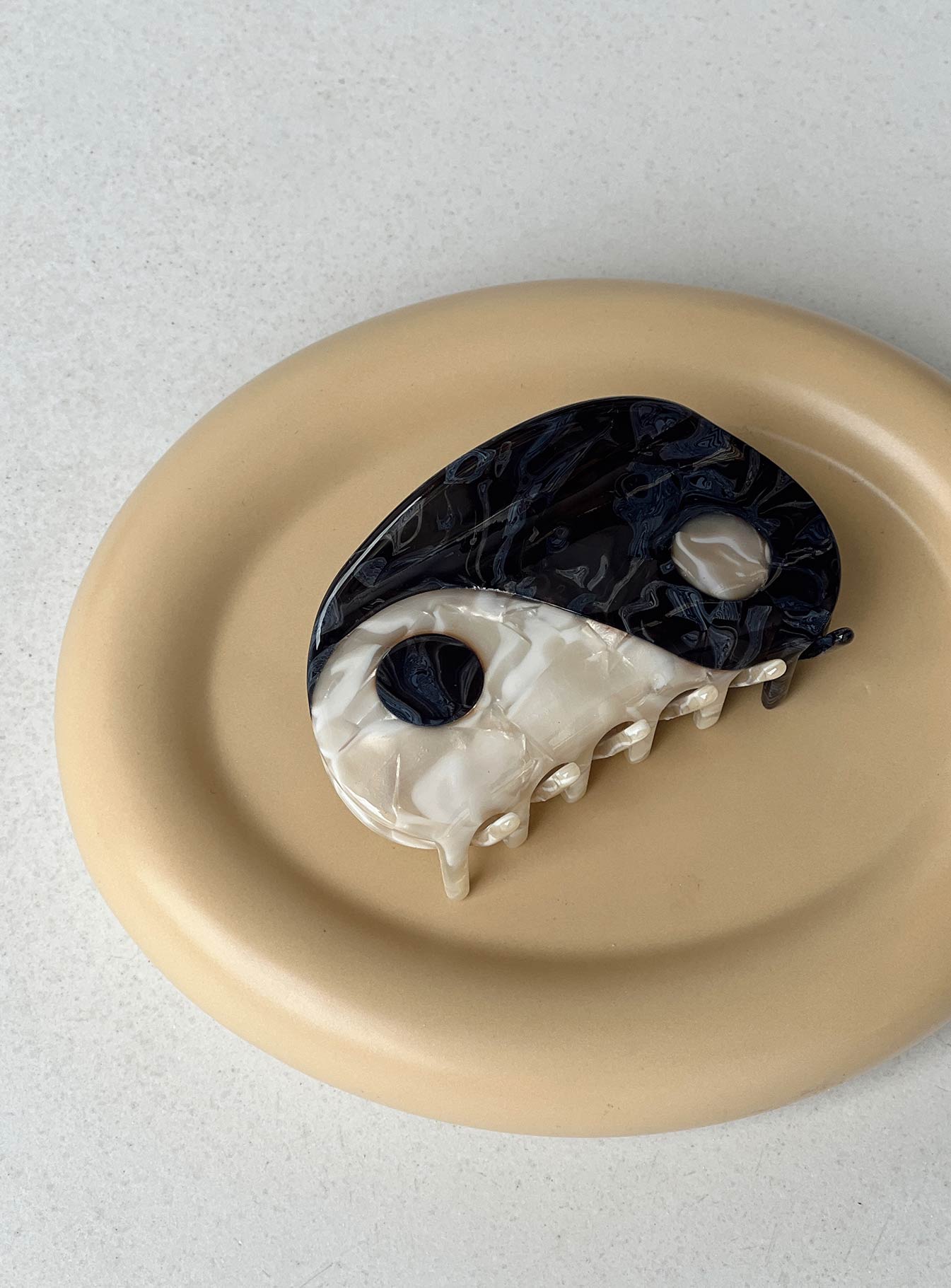 Daria Hair Clip Cream / Brown-Vipp Girl