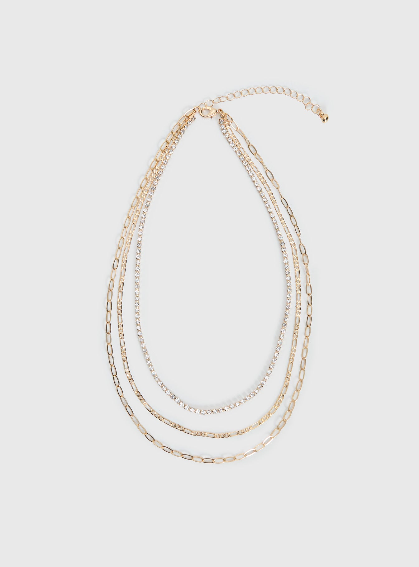 Gleaming Necklace Gold-Vipp Girl