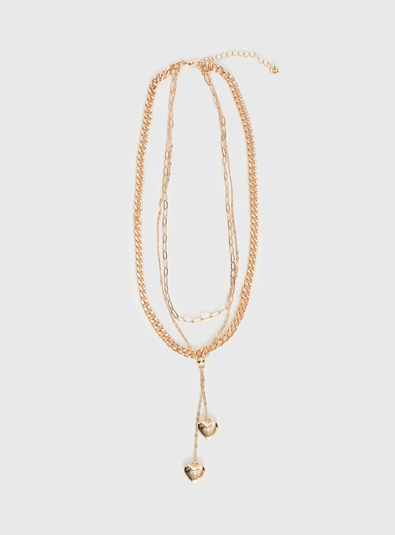 Denmark Layered Necklace Gold-Vipp Girl