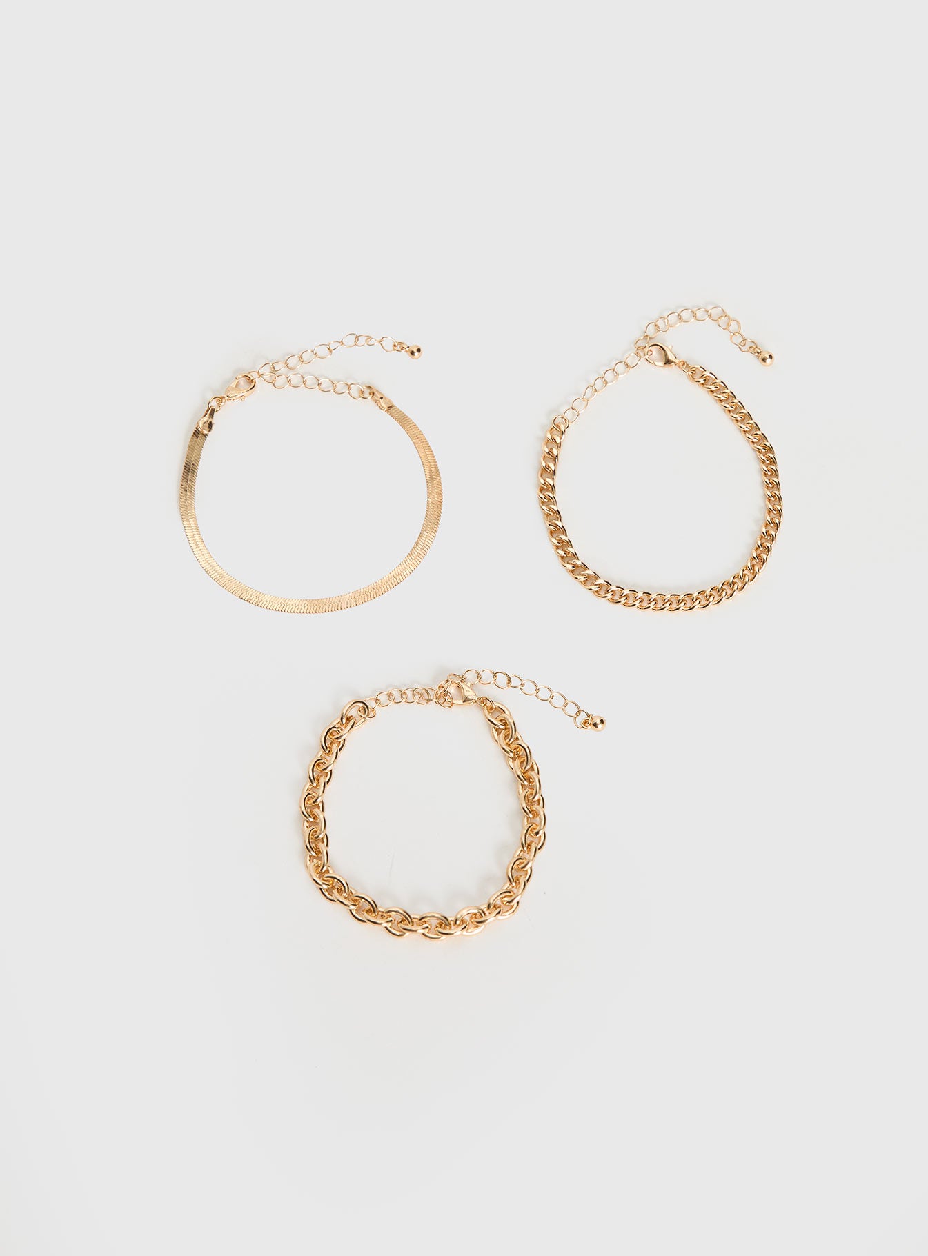 Count My Blessings Bracelet Pack Gold-Vipp Girl