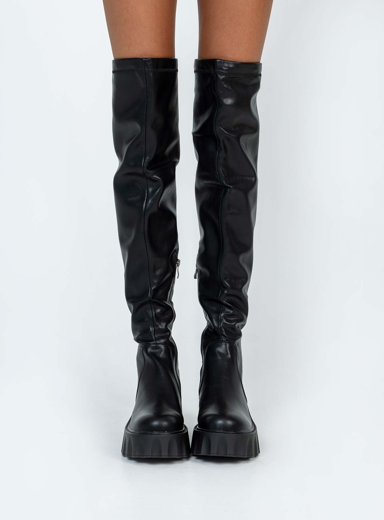 Costello Over the Knee Boots Black-Vipp Girl