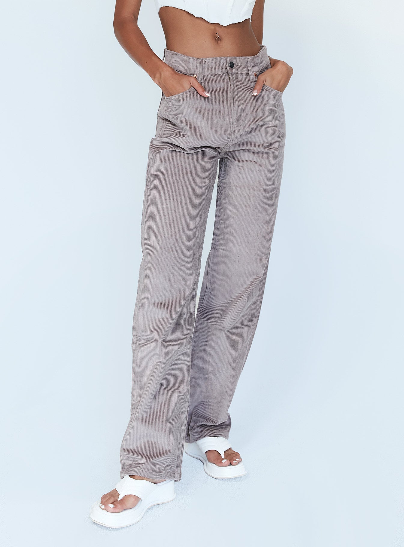 Motel Parallel Jeans Smoke Grey-Vipp Girl