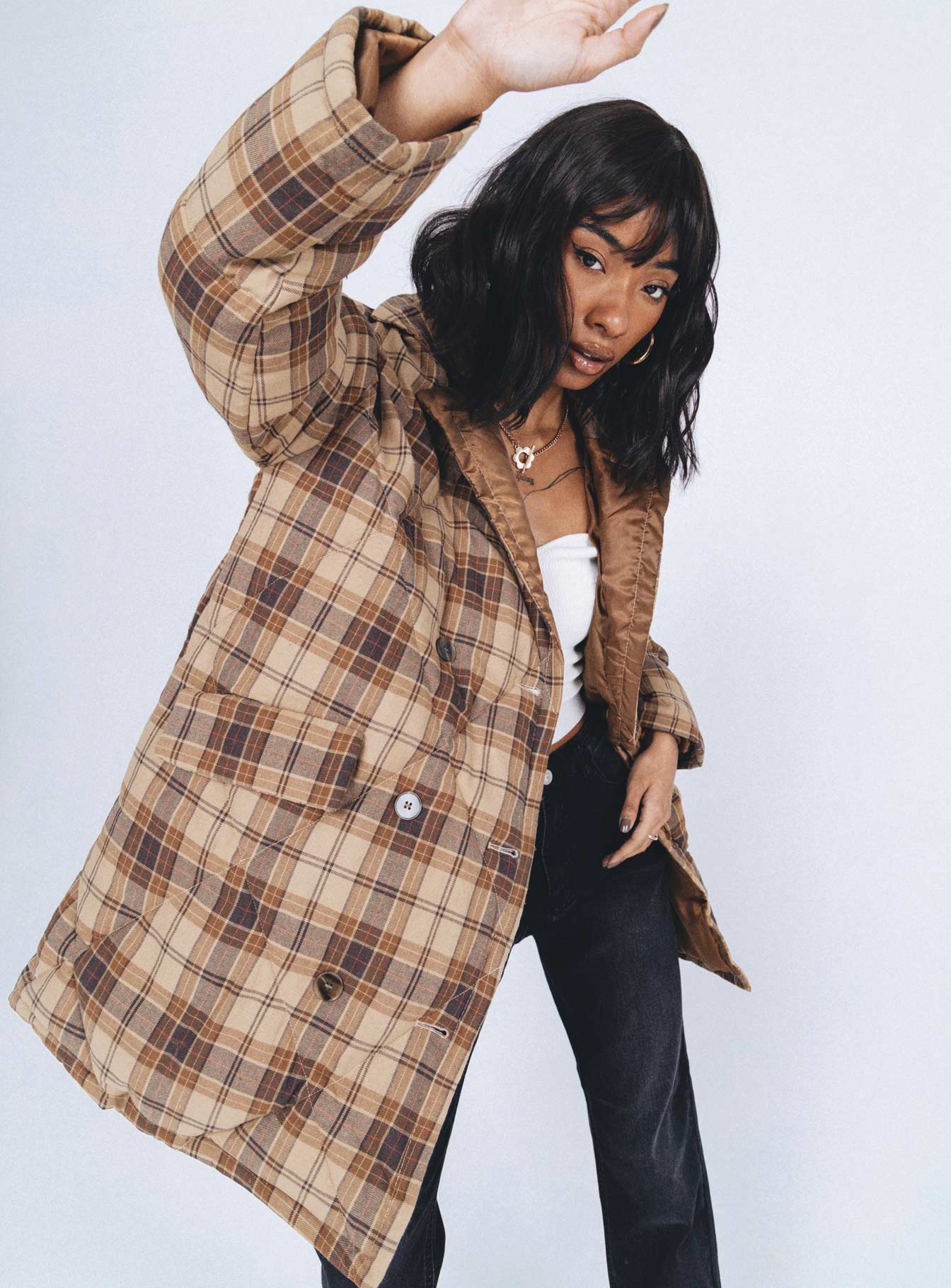 Nyomi Coat Brown-Vipp Girl