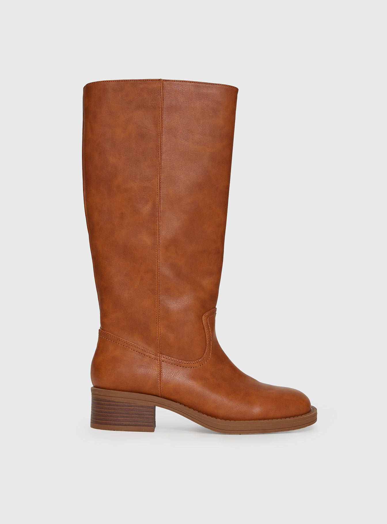 Madisson Knee High Boots Brown-Vipp Girl