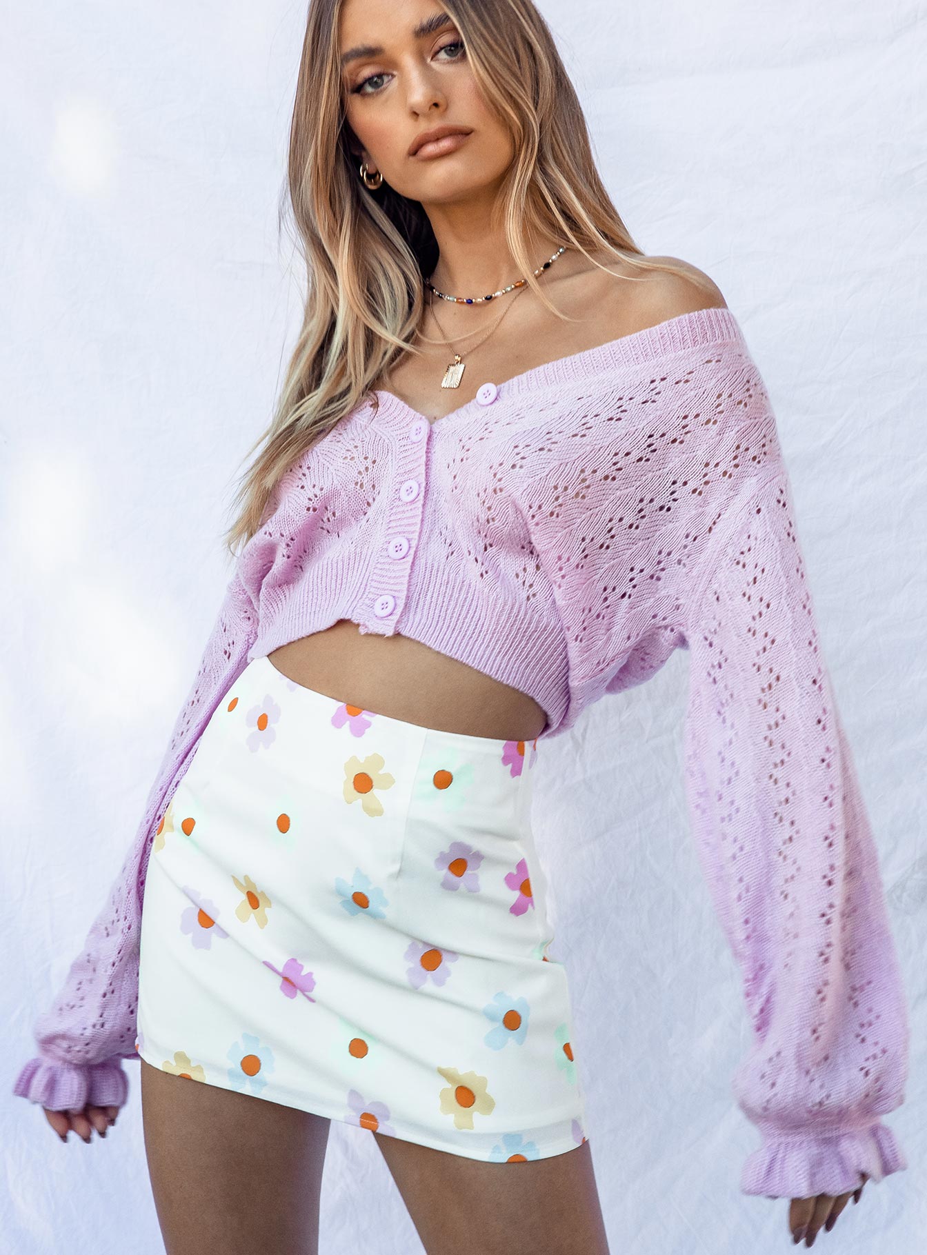 Mishka Mini Skirt White-Vipp Girl