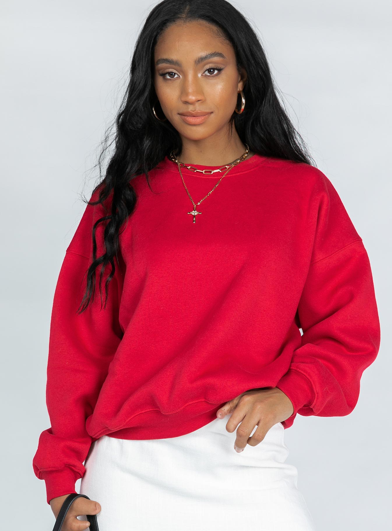 Charlotte Crewneck Sweatshirt Red-Vipp Girl