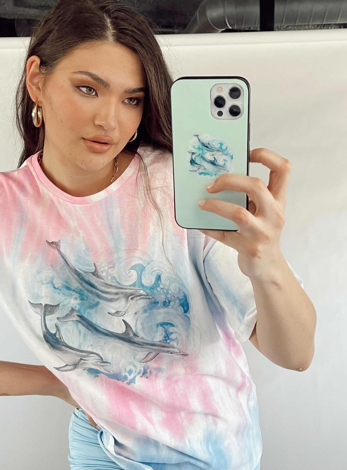 Dolphin Love iPhone Case-Vipp Girl