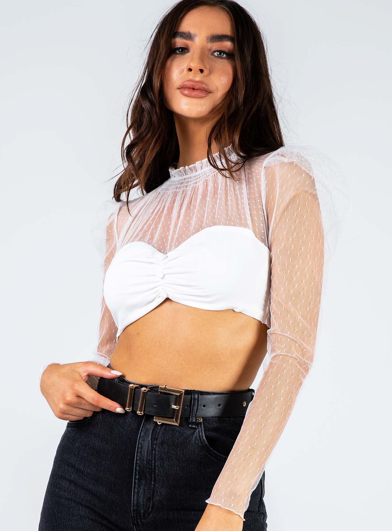 Kelsey Top White-Vipp Girl