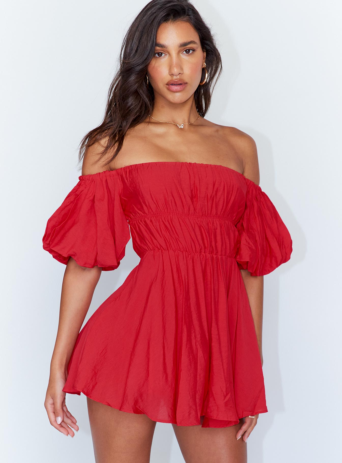 Halton Mini Dress Red-Vipp Girl