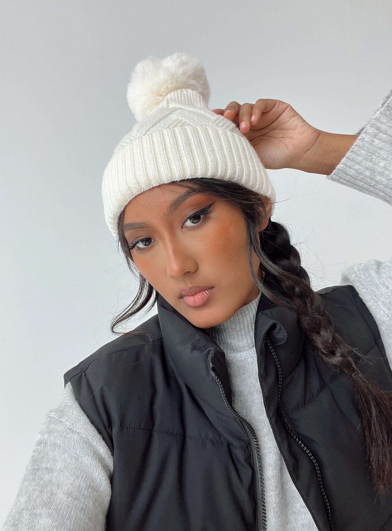 Rom Beanie Cream-Vipp Girl