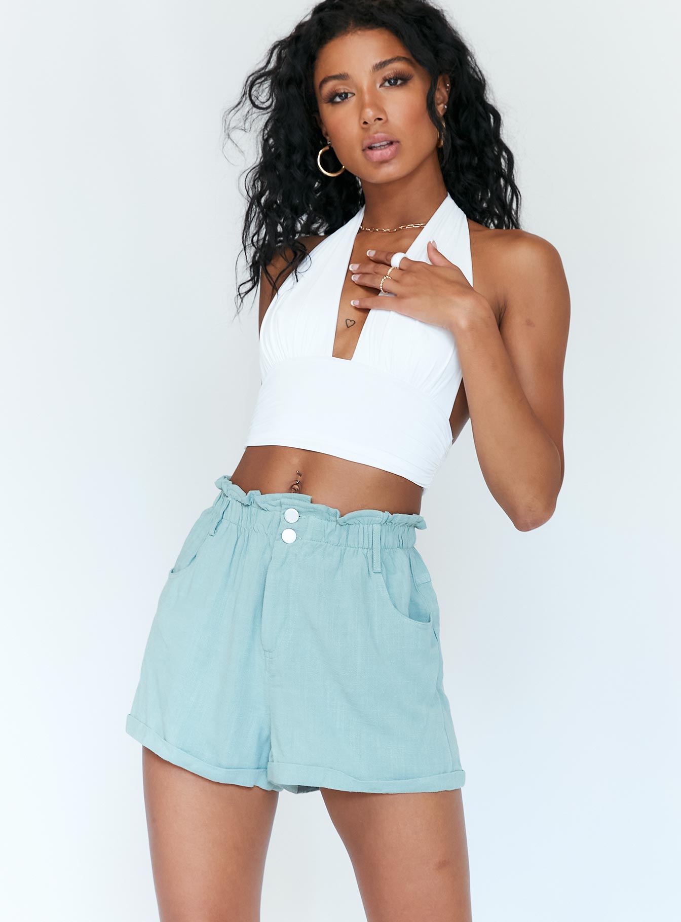 Marnie Shorts Green-Vipp Girl