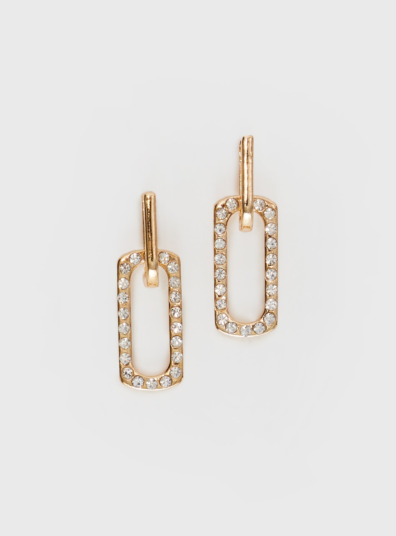 Mercer Sparkle Earrings Gold-Vipp Girl
