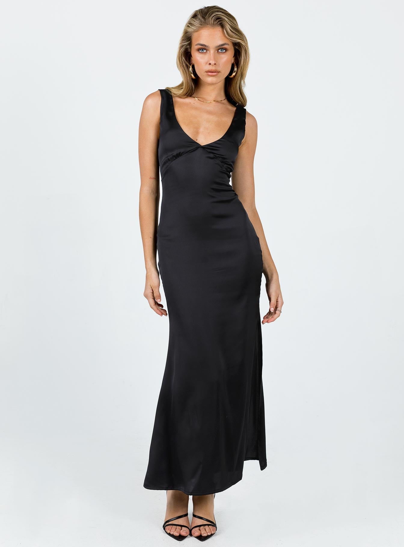 Lynsey Midi Dress Black-Vipp Girl