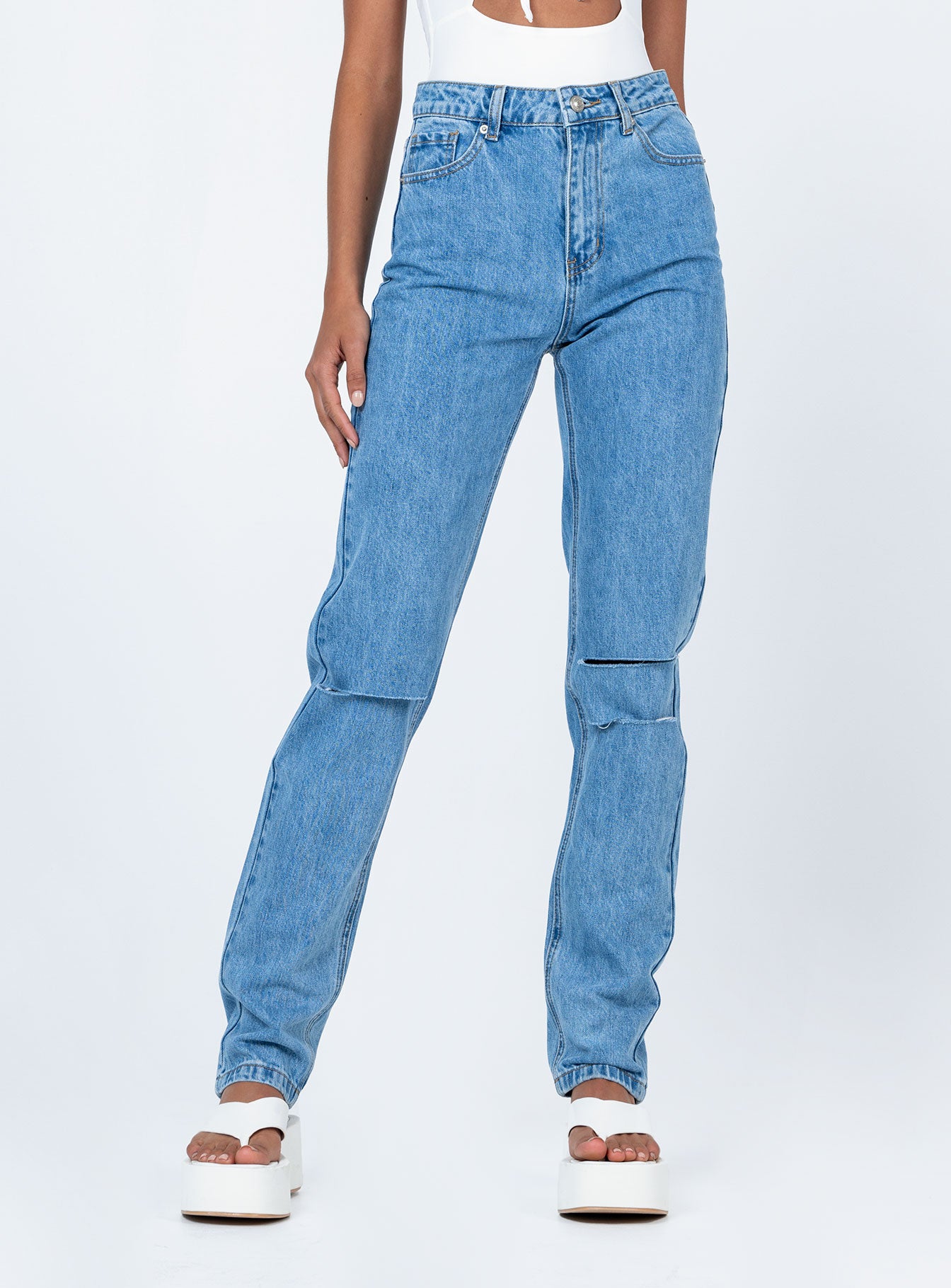 Demmi Skinny Denim Jeans-Vipp Girl