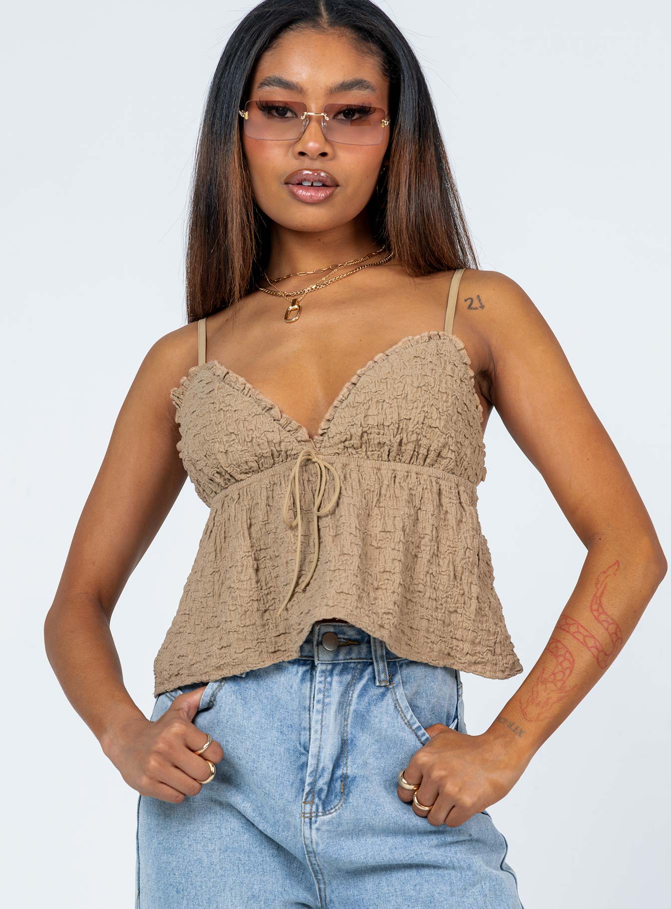 Kellan Top Mushroom-Vipp Girl