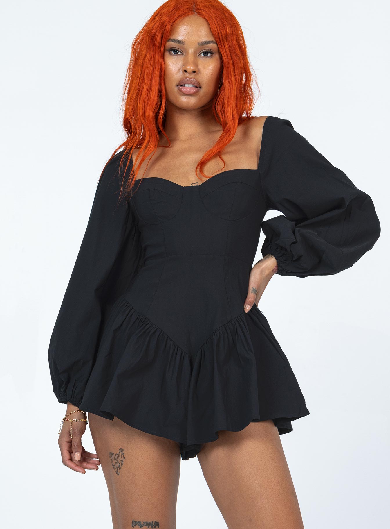 Chari Romper Black-Vipp Girl