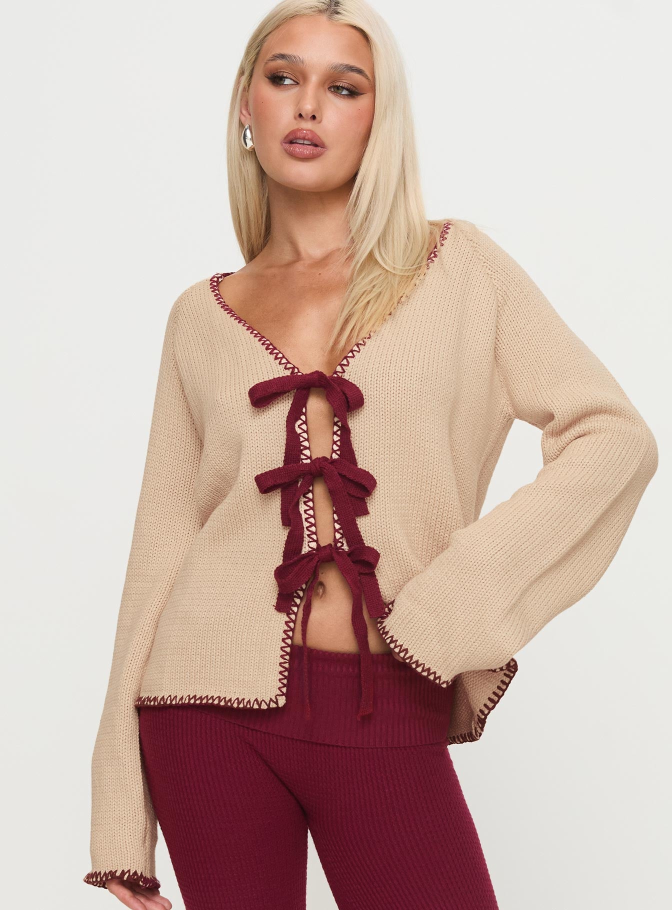 Kiss Goodbye Knit Cardigan Multi-Vipp Girl