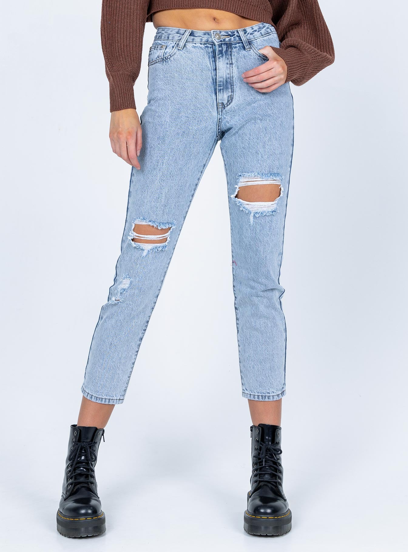 New Jersey Skinny Leg Denim Jeans-Vipp Girl