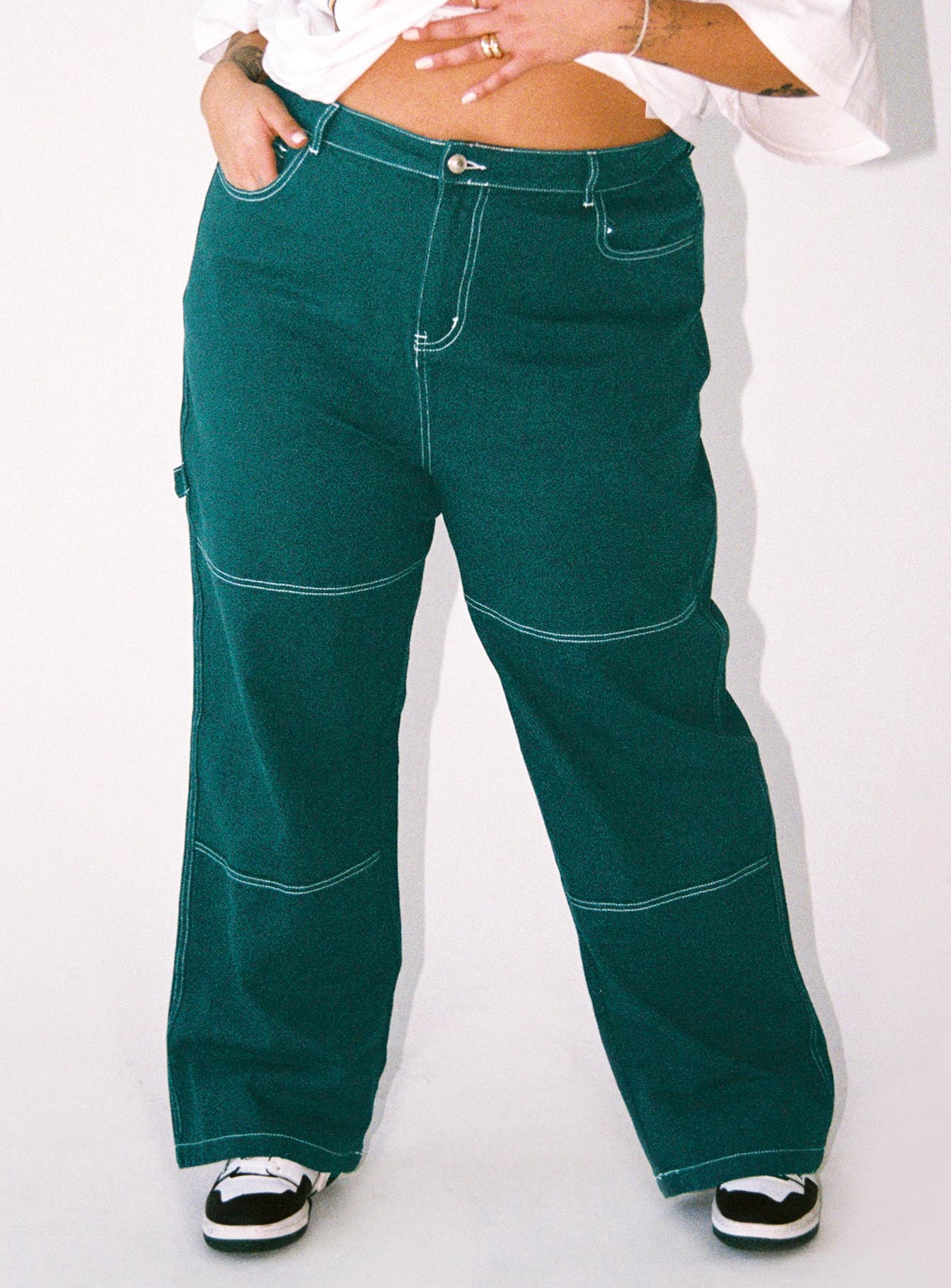 Copeland Jeans Green Curve-Vipp Girl