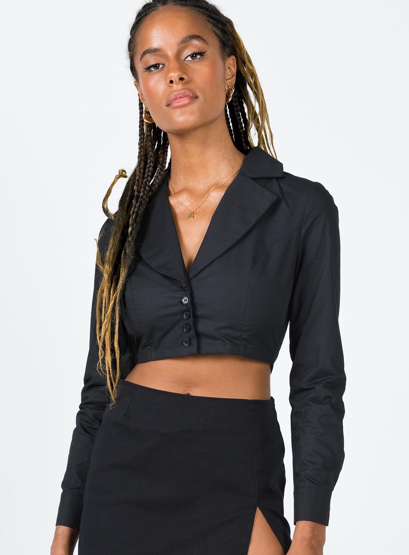 Byredo Cropped Blazer Black-Vipp Girl
