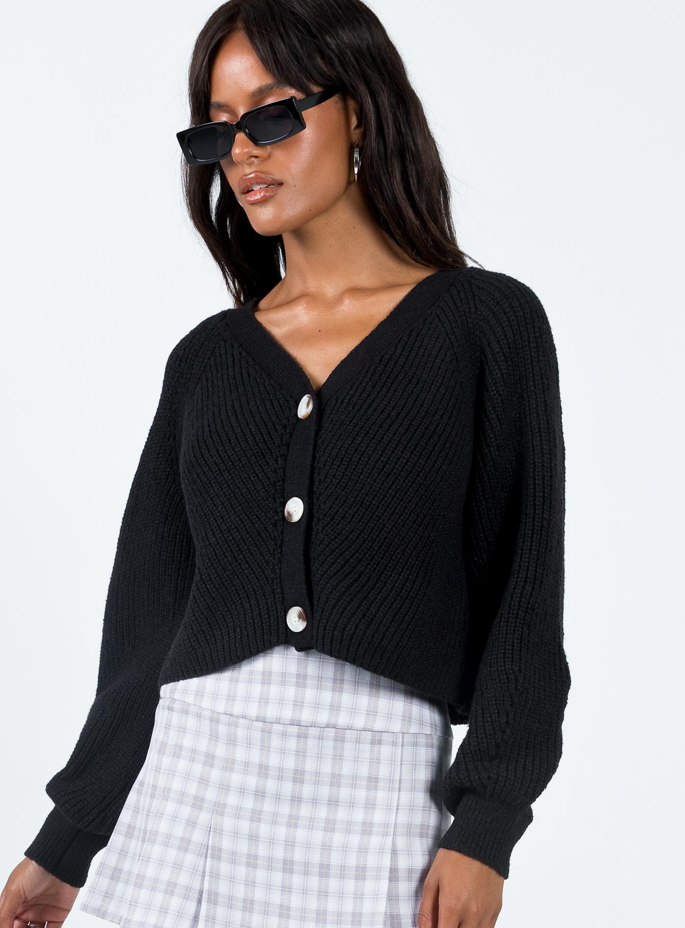 Romney Cardigan Black-Vipp Girl