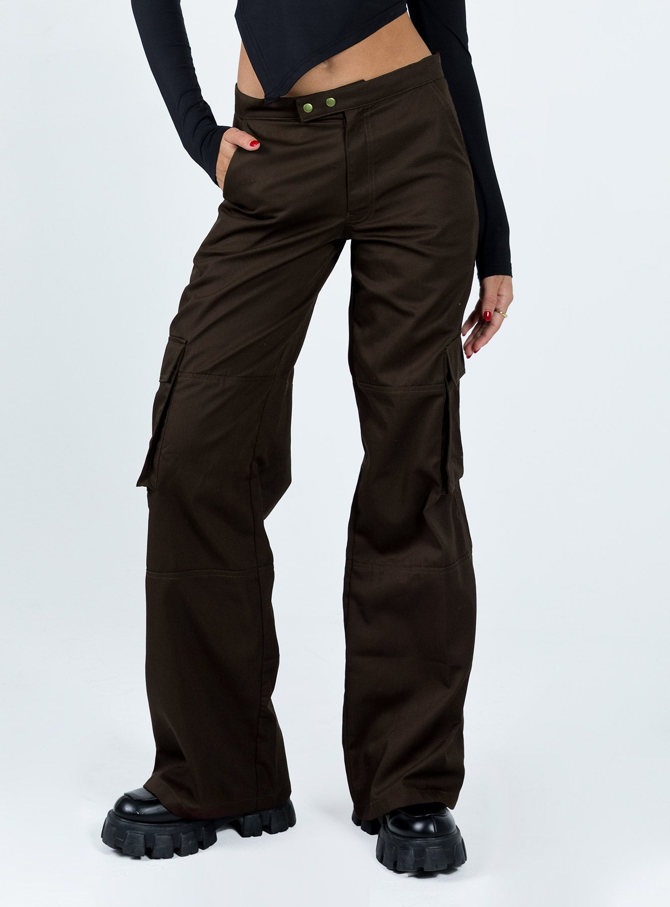 Motel Saul Trouser Dark Brown-Vipp Girl
