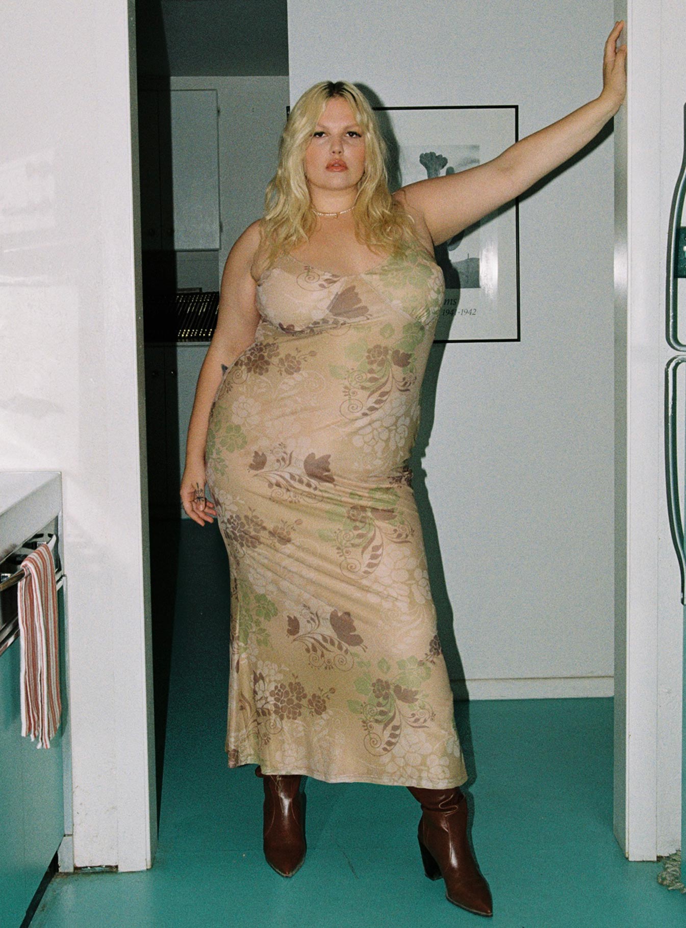 Down For the Ride 90's Slip Maxi Dress Multi Curve-Vipp Girl