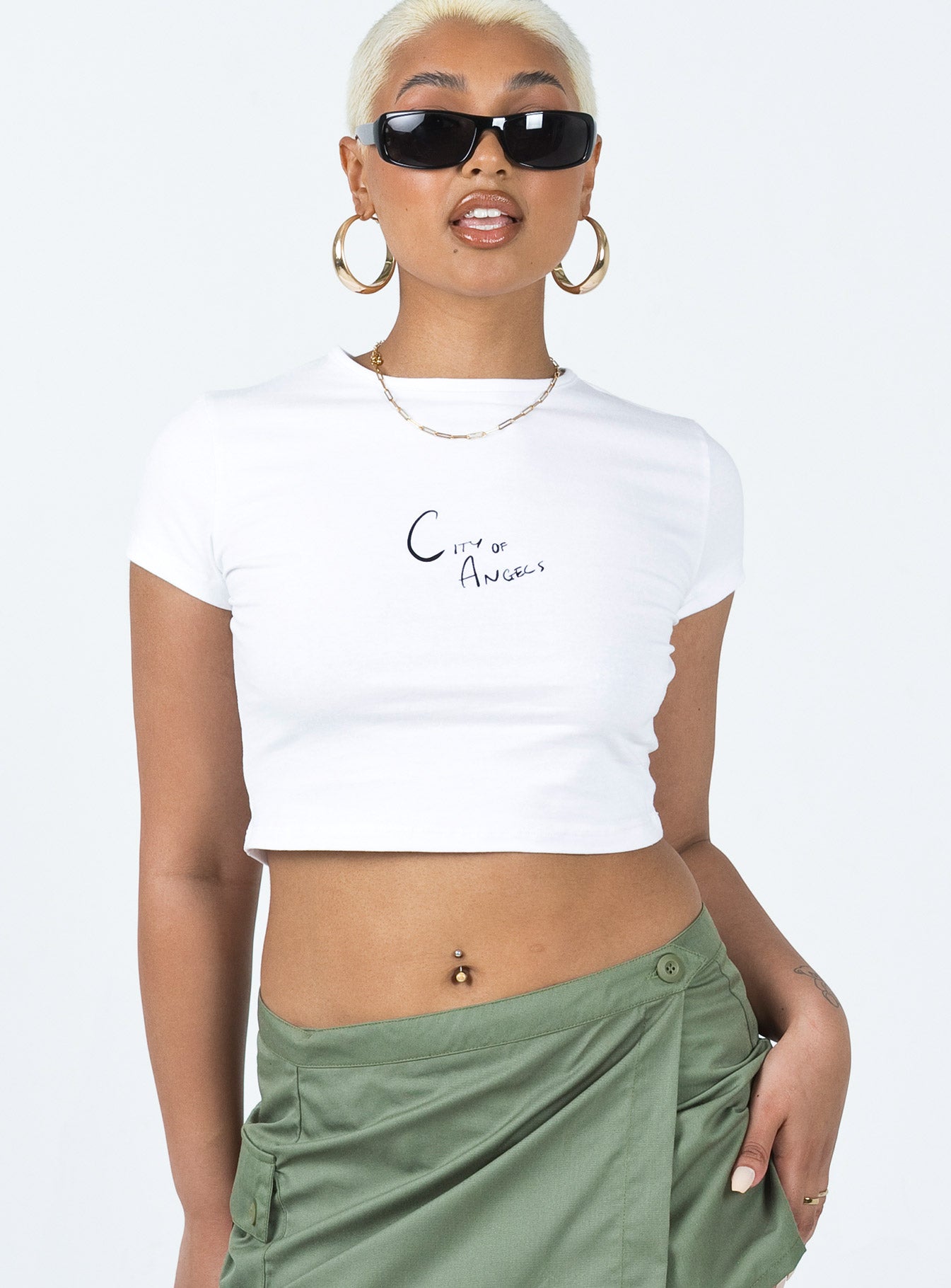 City Of Angels Tee White-Vipp Girl