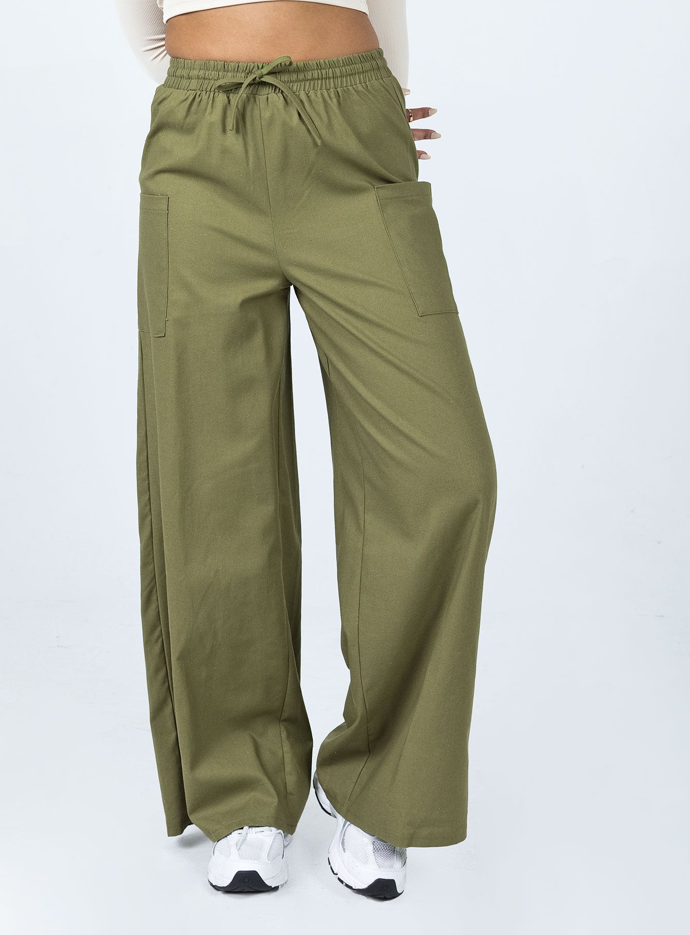 Brunie Pants Khaki-Vipp Girl