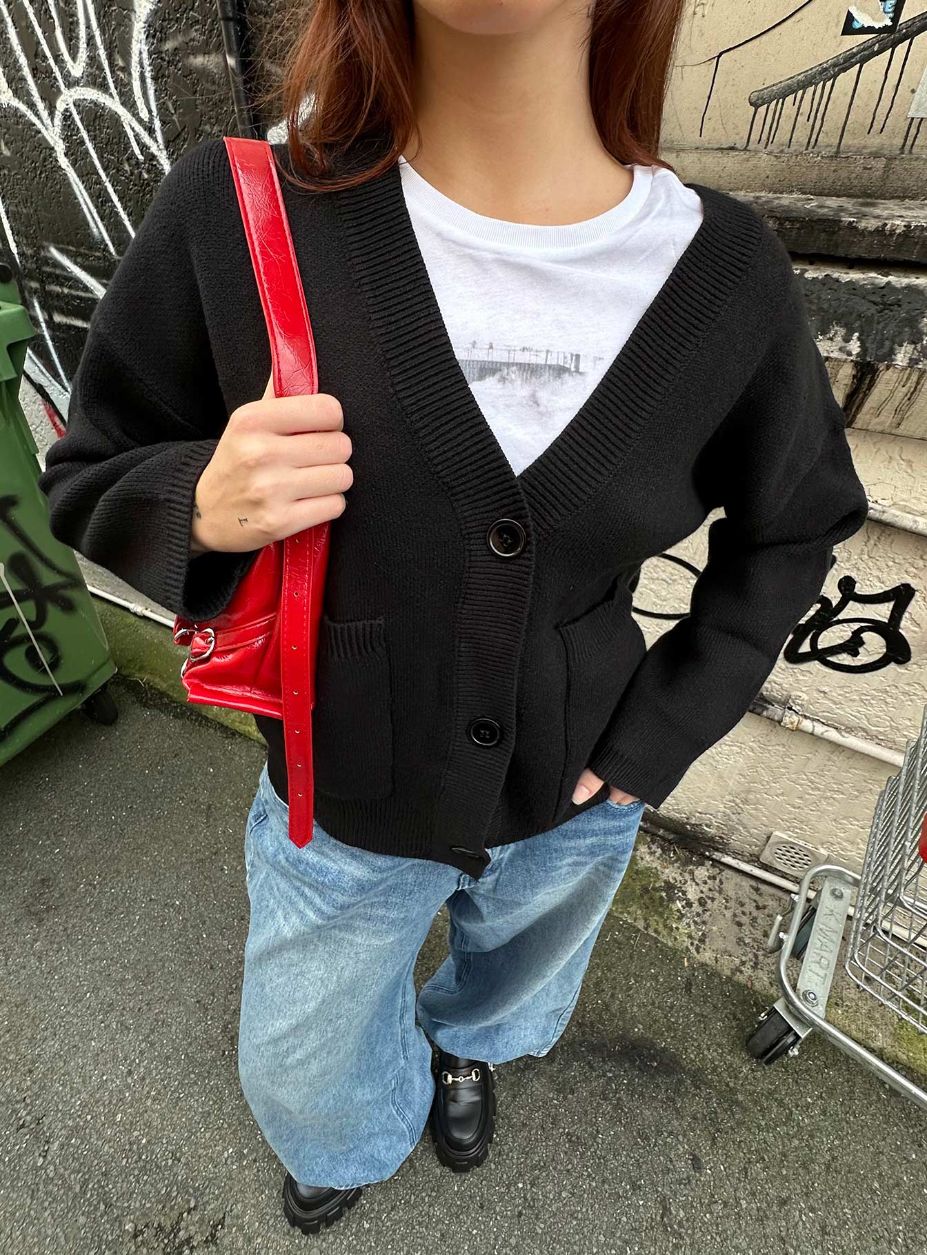 Burke Cardigan Black-Vipp Girl