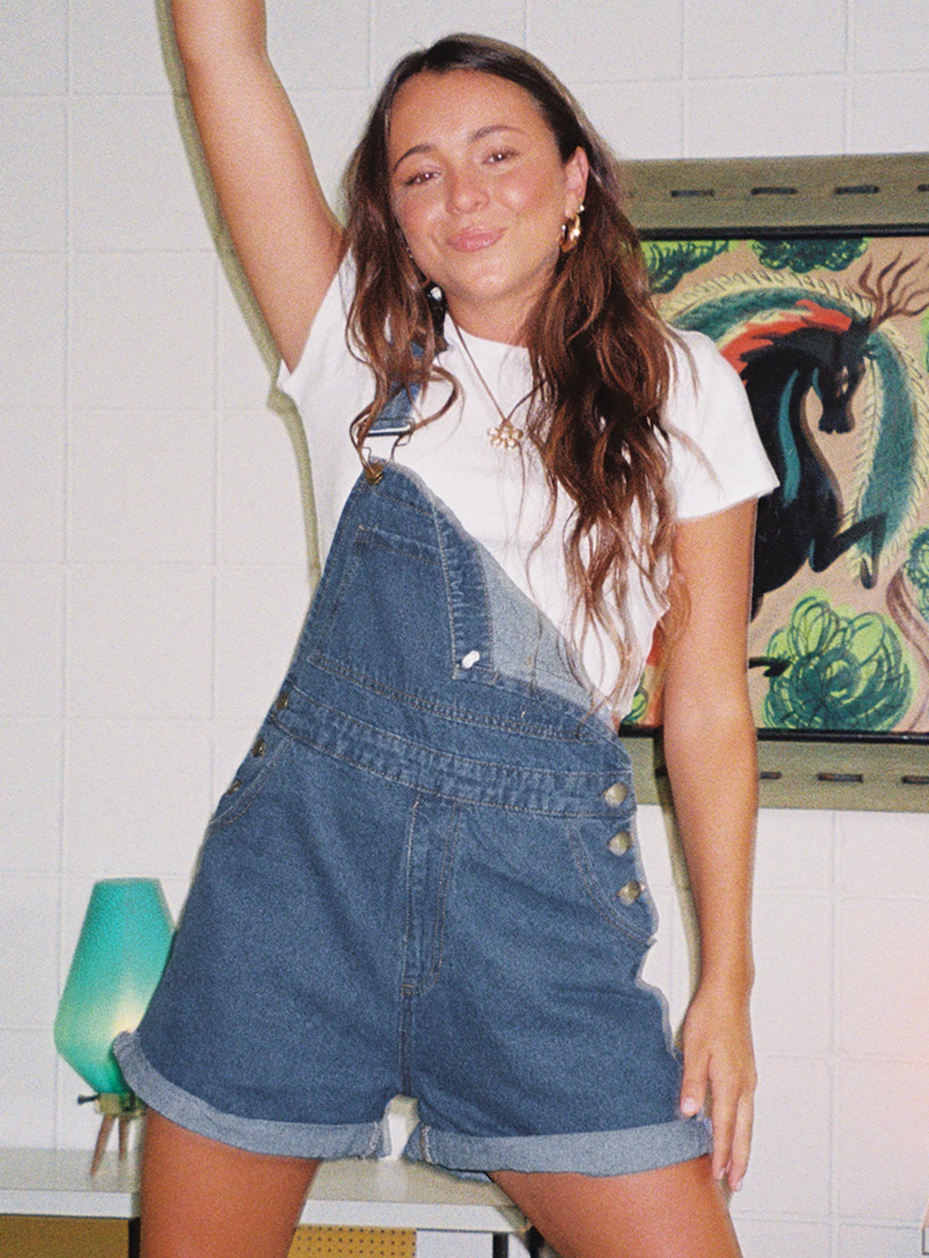 Kacey Overalls Blue Denim-Vipp Girl