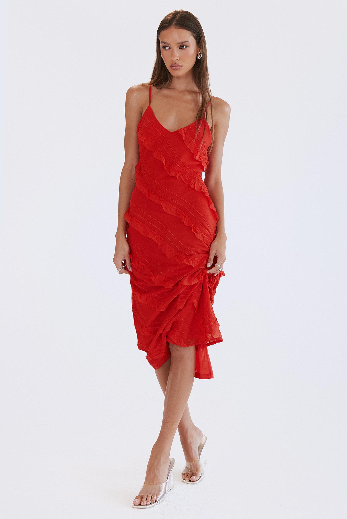 Lars Maxi Dress Red-Vipp Girl
