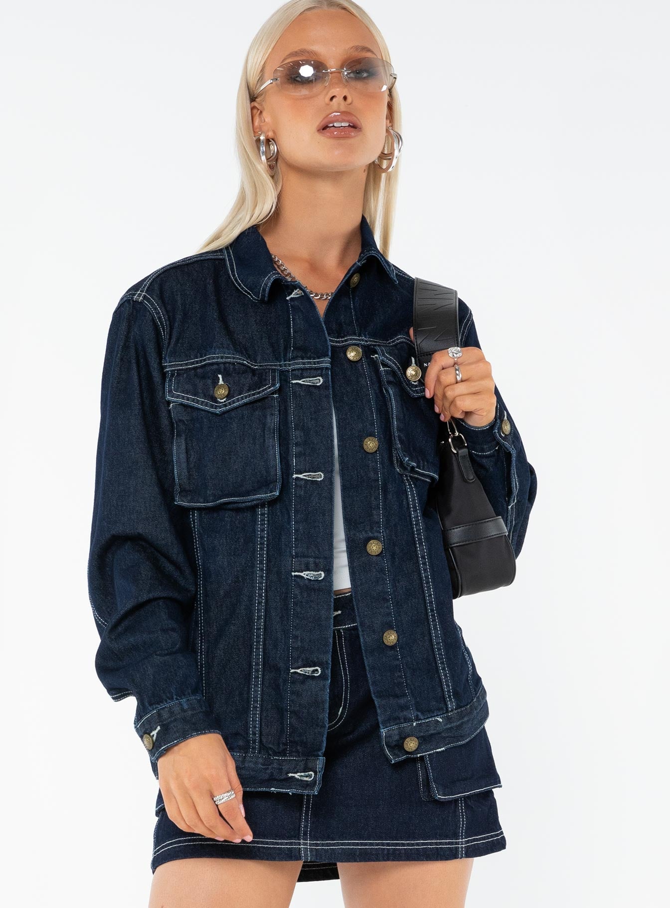 Junie Denim Jacket Indigo-Vipp Girl