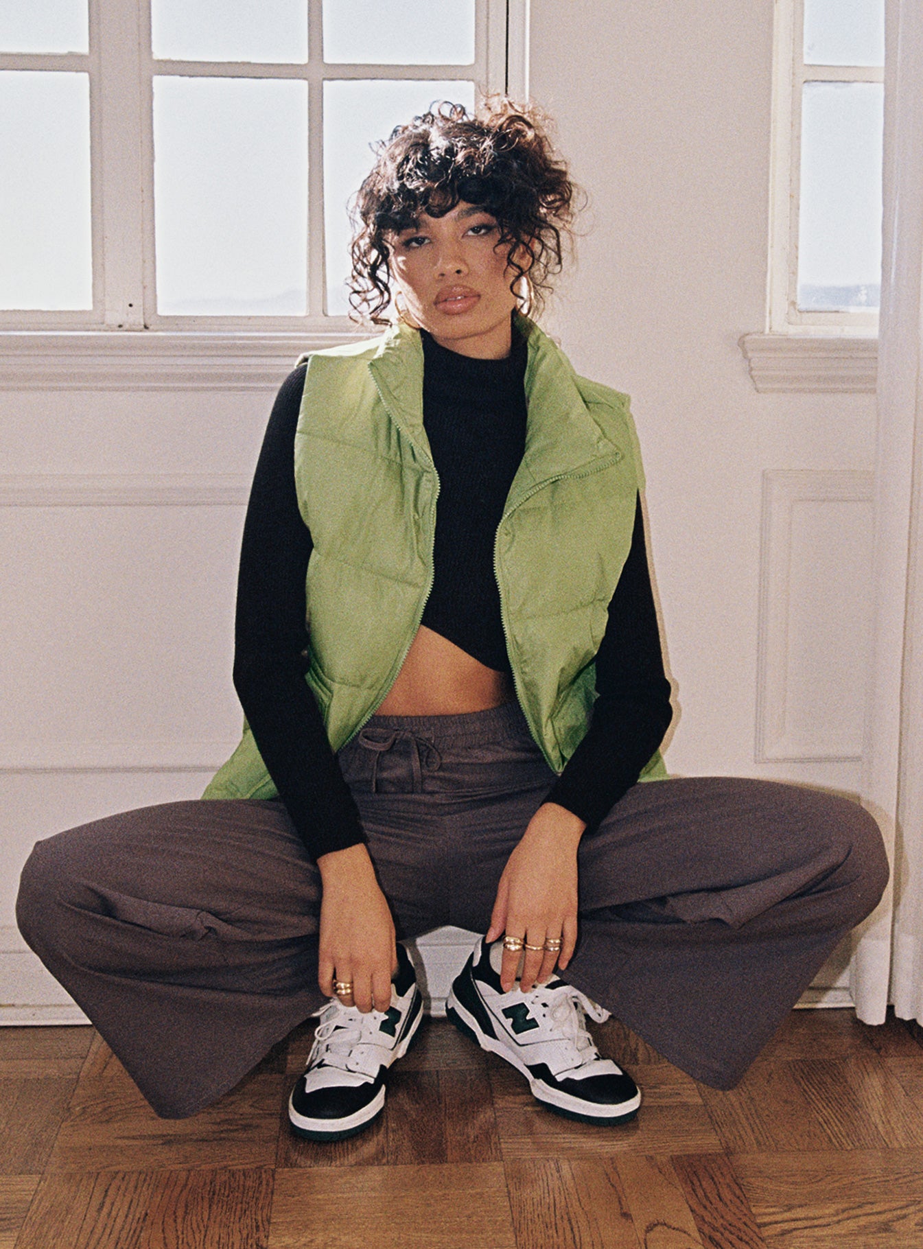 Rowan Vest Khaki-Vipp Girl