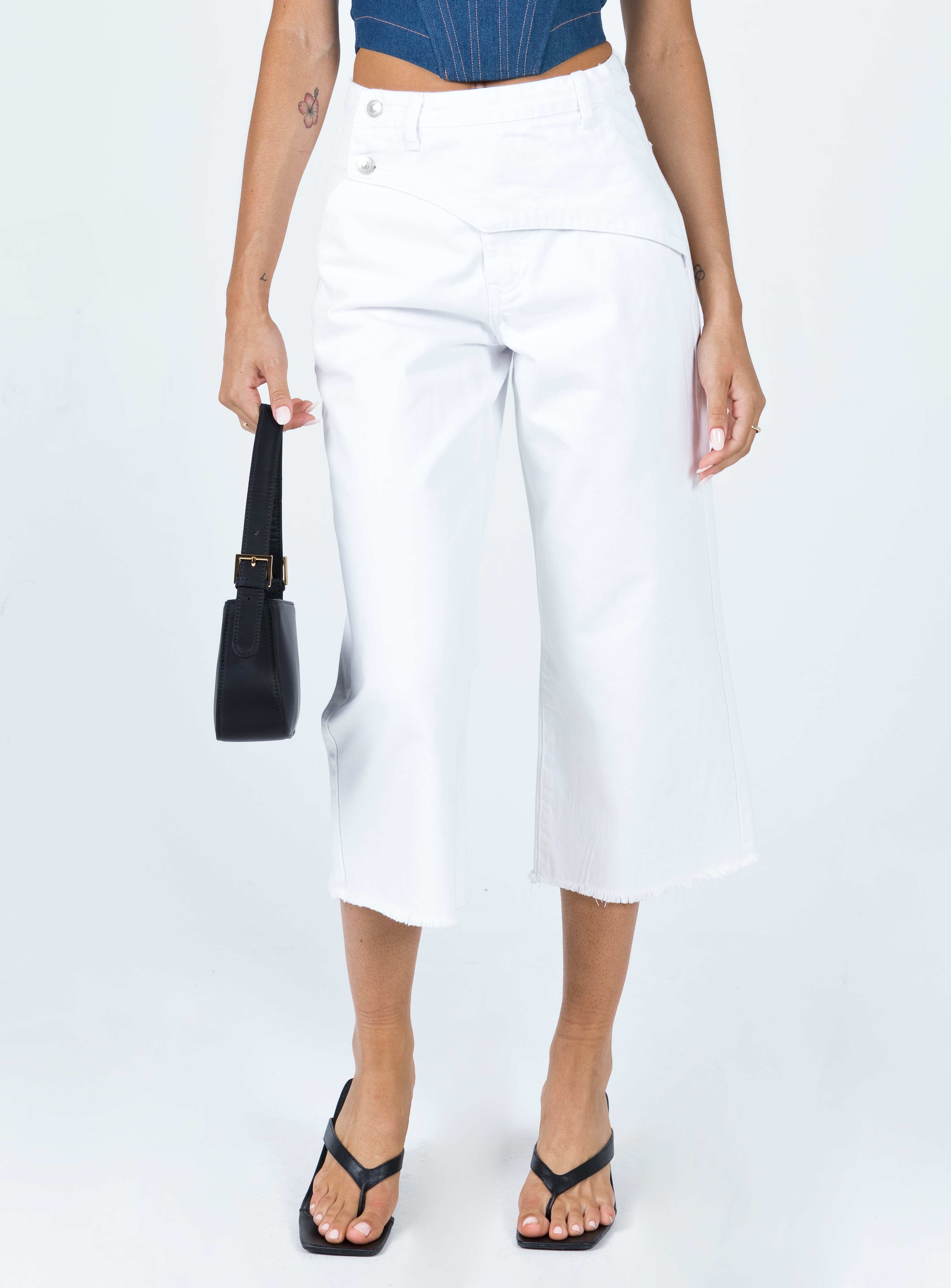 Berlin 90's Denim Jeans White-Vipp Girl